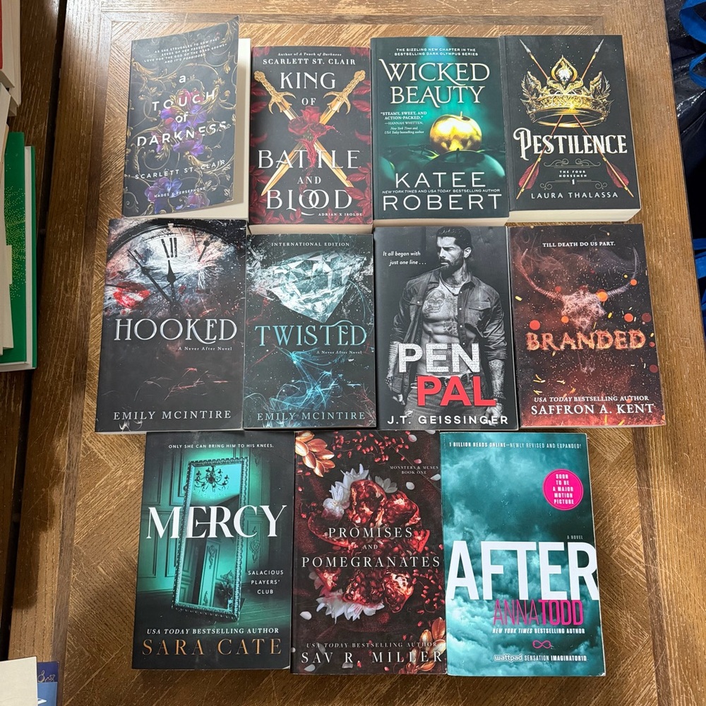 Dark Romance Books (2 for $30)